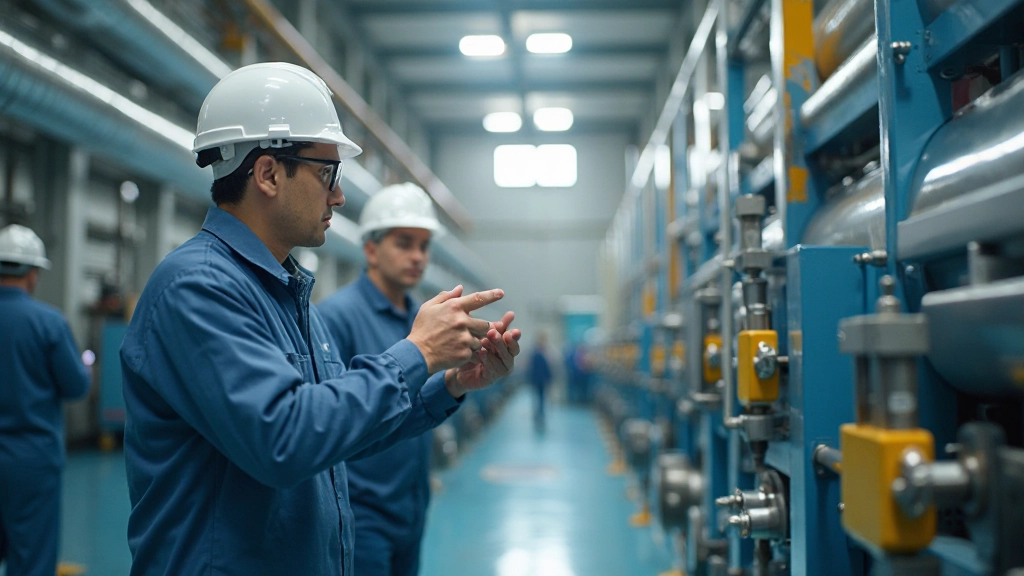 Современная электростанция с новыми технологиями и оборудованием