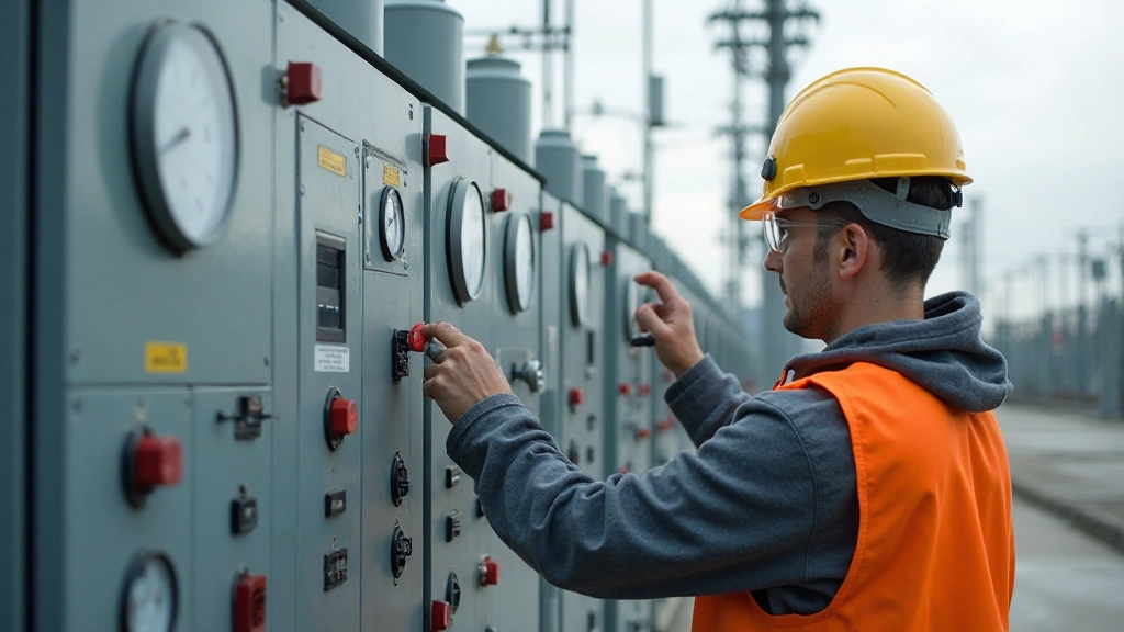 Современная электростанция с инфраструктурой энергоснабжения Казахстана